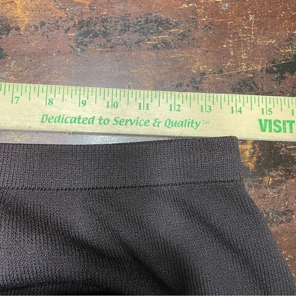 St John Collection 3Pc Knit Tank Pant Skirt Suit Chocolate Brown sz S 6 8 - Picture 10 of 13